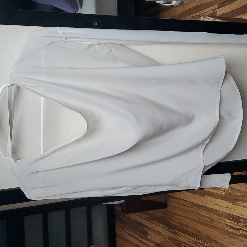 Chaser silk blouse